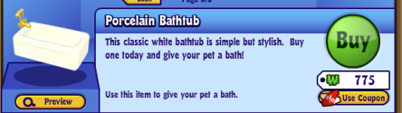 bathtub for fhr