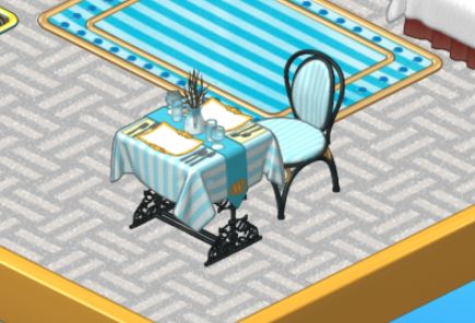 fancy hotel dining chair